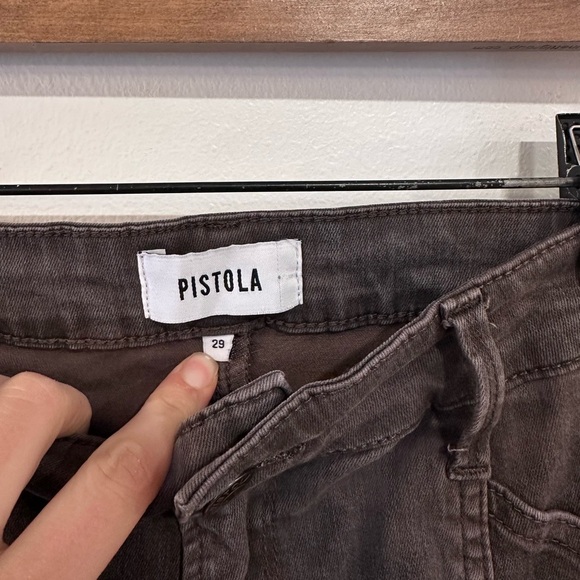 Pistola Hannah Cargo Skinny Jeans Black Camo Stretch Women’s Size 29 Punk Edgy - Picture 5 of 7